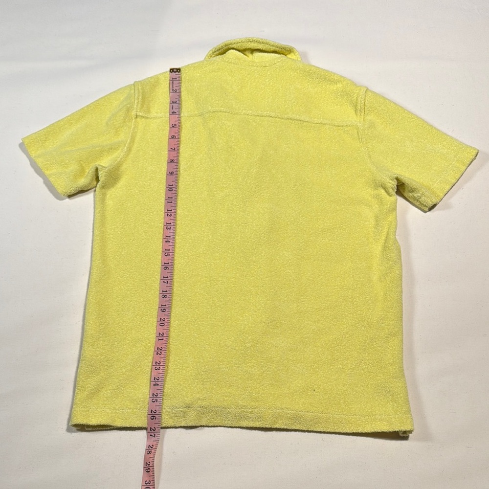 Orlebar Brown Yellow Howell Toweling Button Down Shirt - Picture 6 of 10